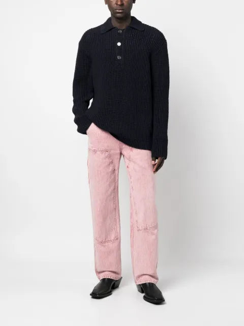 OUR LEGACY ribbed-knit cotton jumper