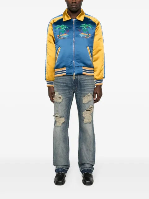RHUDE Palm Eagles Souvenir bomber jacket