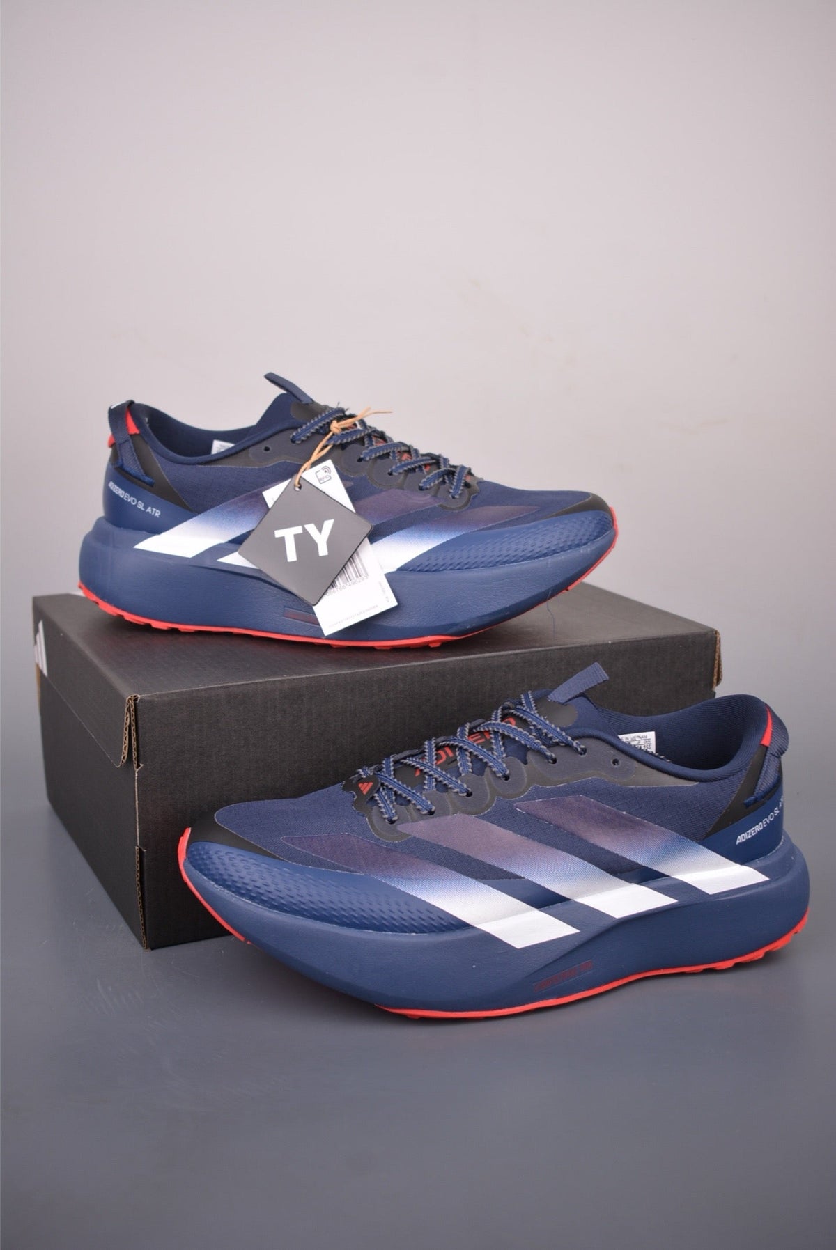 Adidas  Unisex Running Shoes - 2 Colorways incl. Grey/White & Navy/Purple