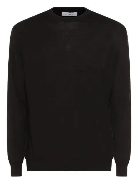 Malo crew-neck virgin-wool sweater