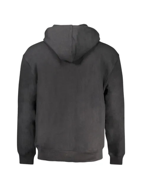 GUESS USA logo-embroidered zip-up hoodie