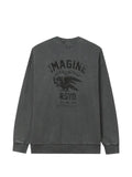 izzue graphic-print patch-detail sweatshirt