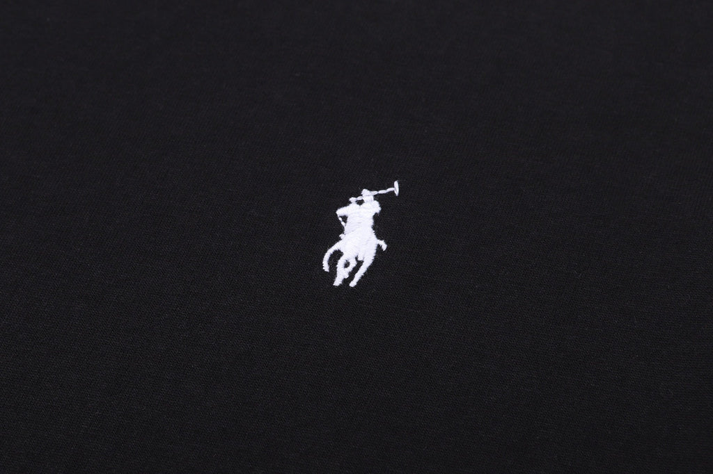 Polo Ralph Lauren Men's Crew‑Neck Short‑Sleeve T‑Shirt, White Pony Embroidery