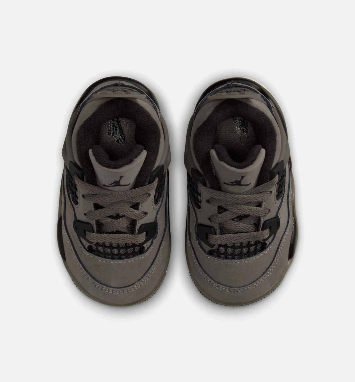 Air Jordan 4 Retro Cave Stone & Black Infant & Toddler Lifestyle Shoe