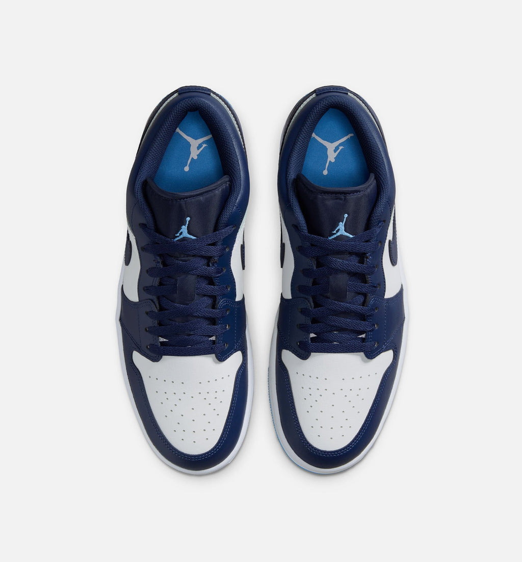 Air Jordan 1 Low Men's Lifestyle Shoes | Midnight Navy / University Blue / White