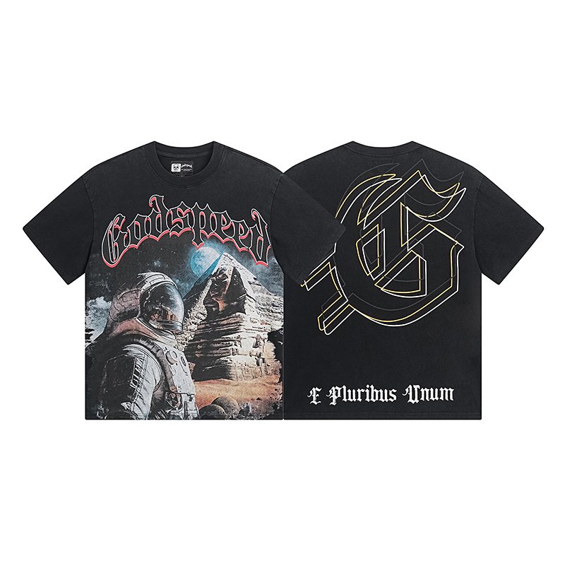 Godspeed Astronaut Graphic T-Shirt
