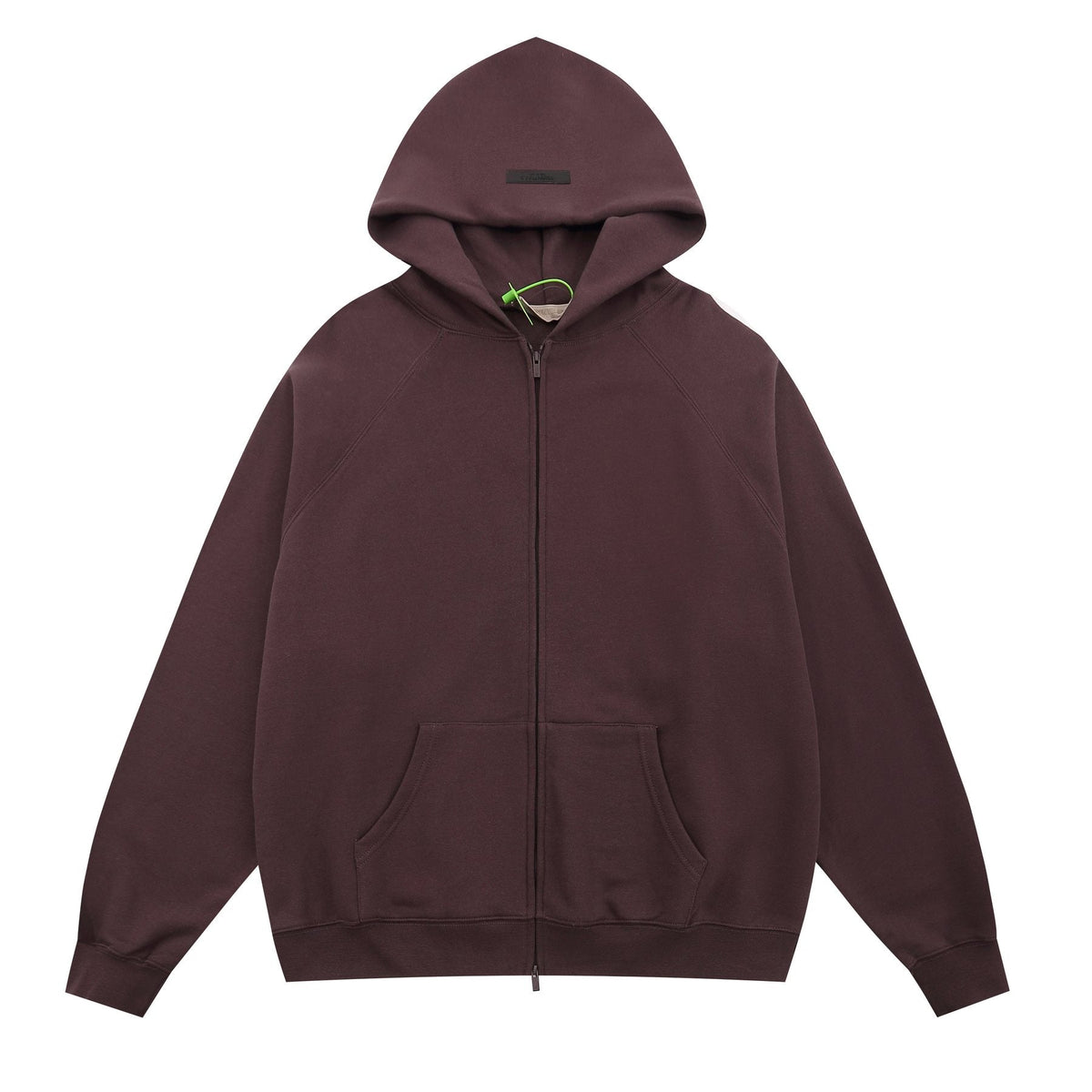 Essentials Fear of God Tonal Logo Full-Zip Hoodie