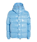 Moncler Maya 70th Anniversary Down Jacket — Sky Blue