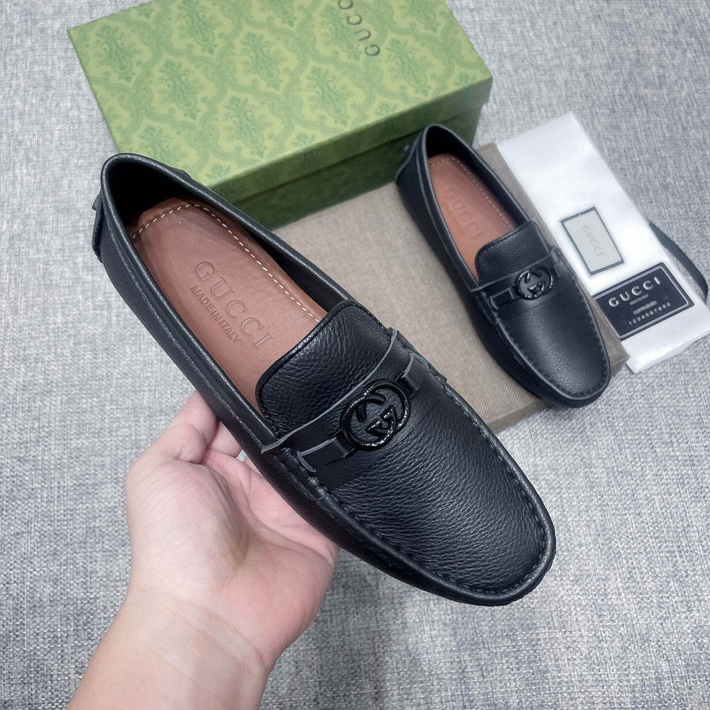 Gucci Black Hardware Loafers