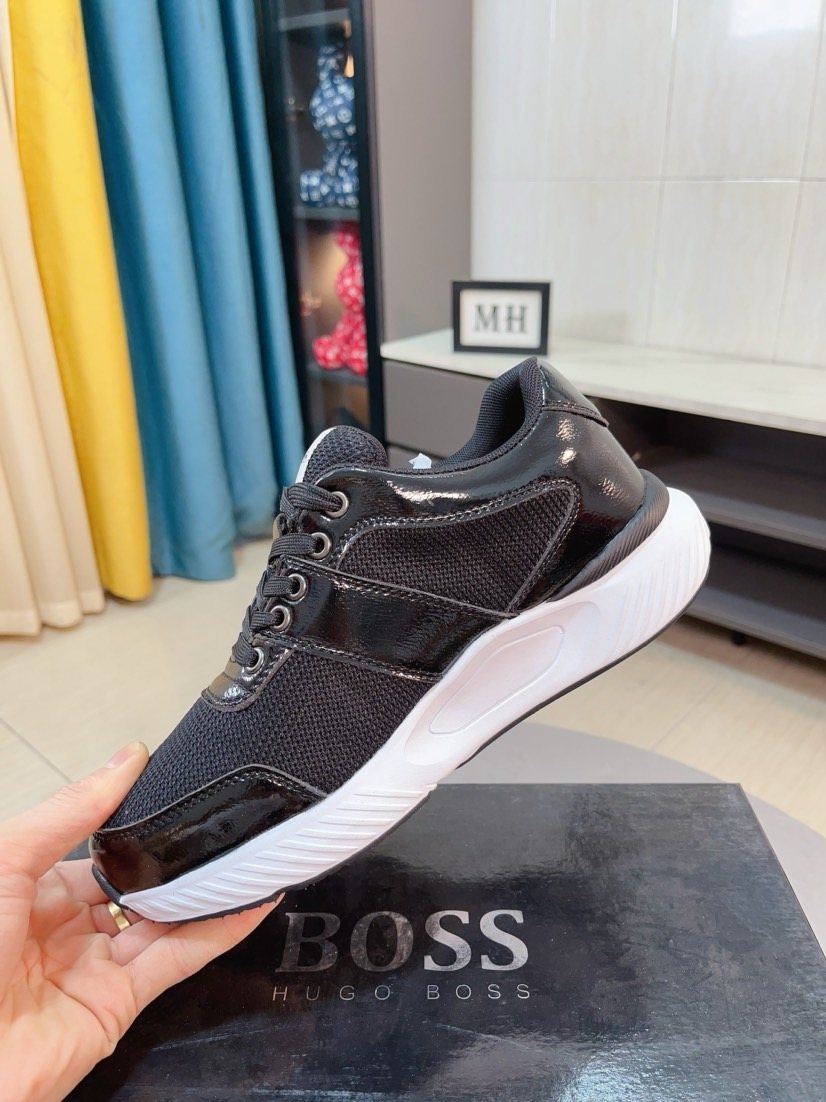 Hugo Boss Color-Block Low-Top Sneakers