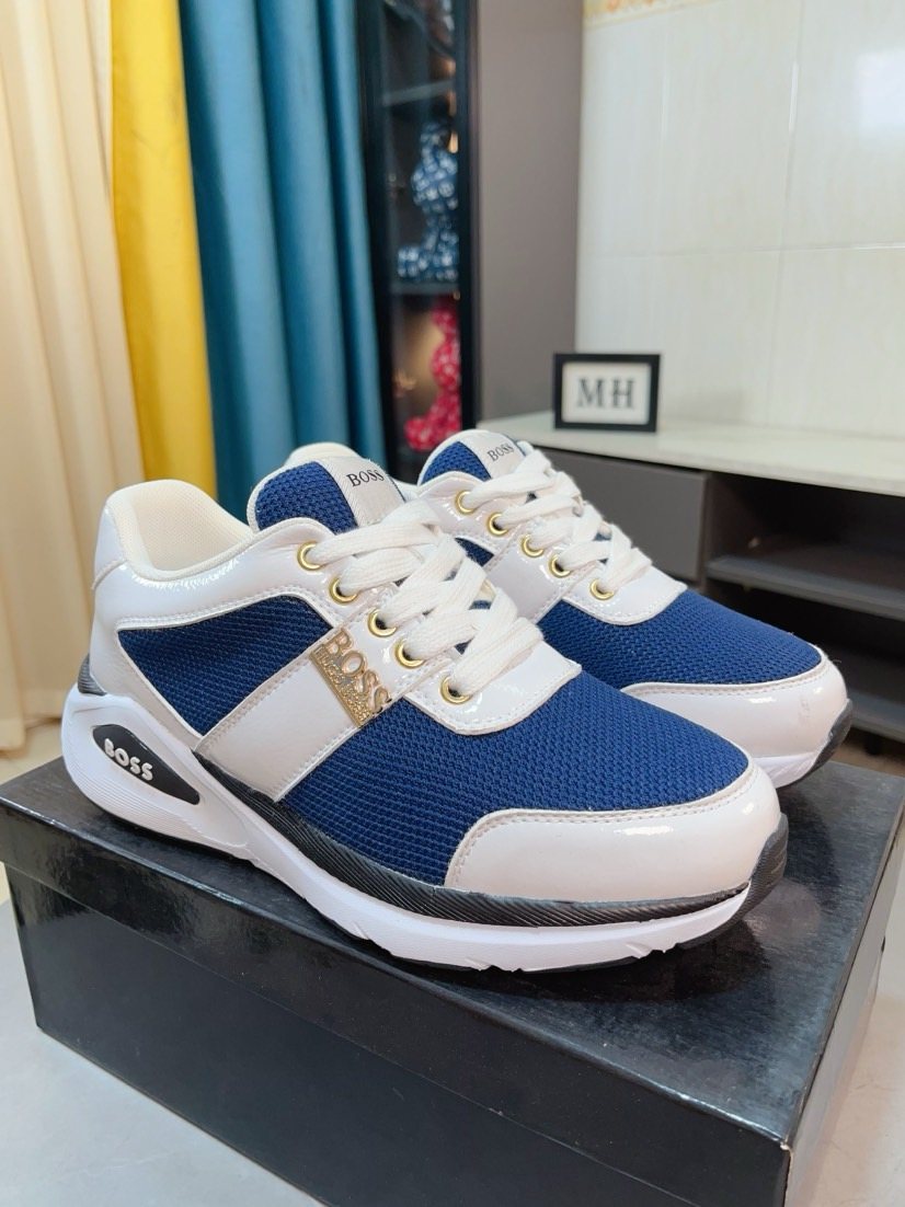 Hugo Boss Color-Block Low-Top Sneakers